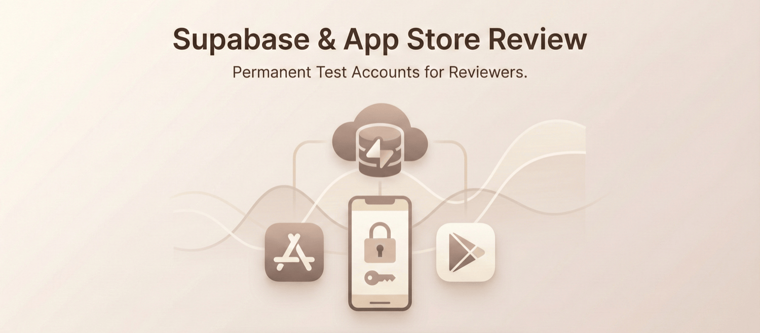 Как создать постоянные тестовые аккаунты для ревьюеров App Store с Supabase